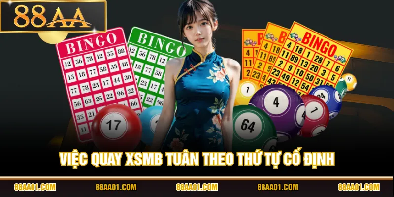 Việc quay XSMB tuân theo thứ tự cố định